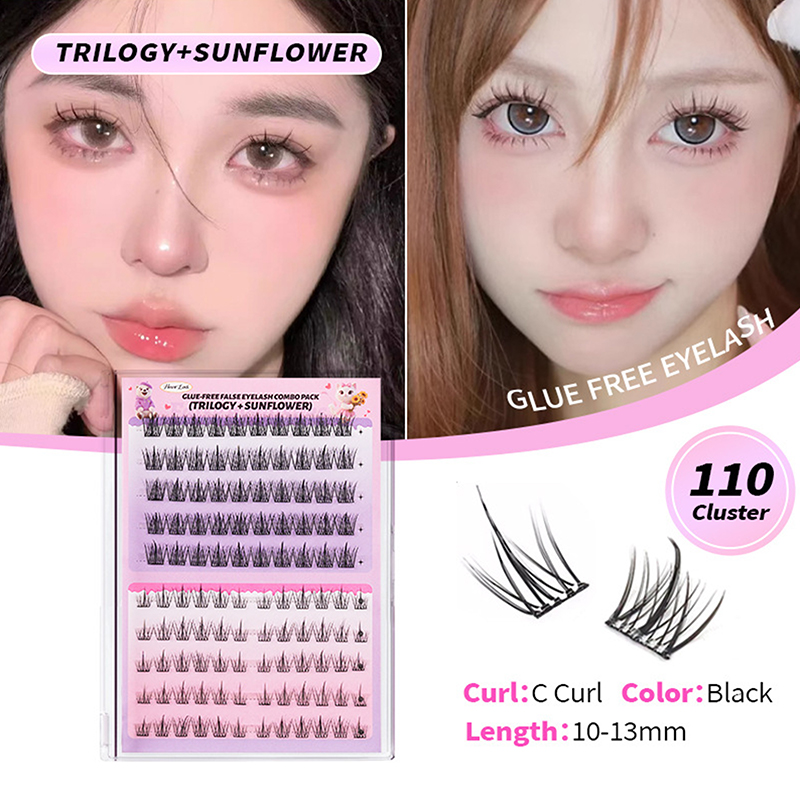 Eyelash Extension No 10 - 100-160 العنقودية رمش تمديد لا حاجة