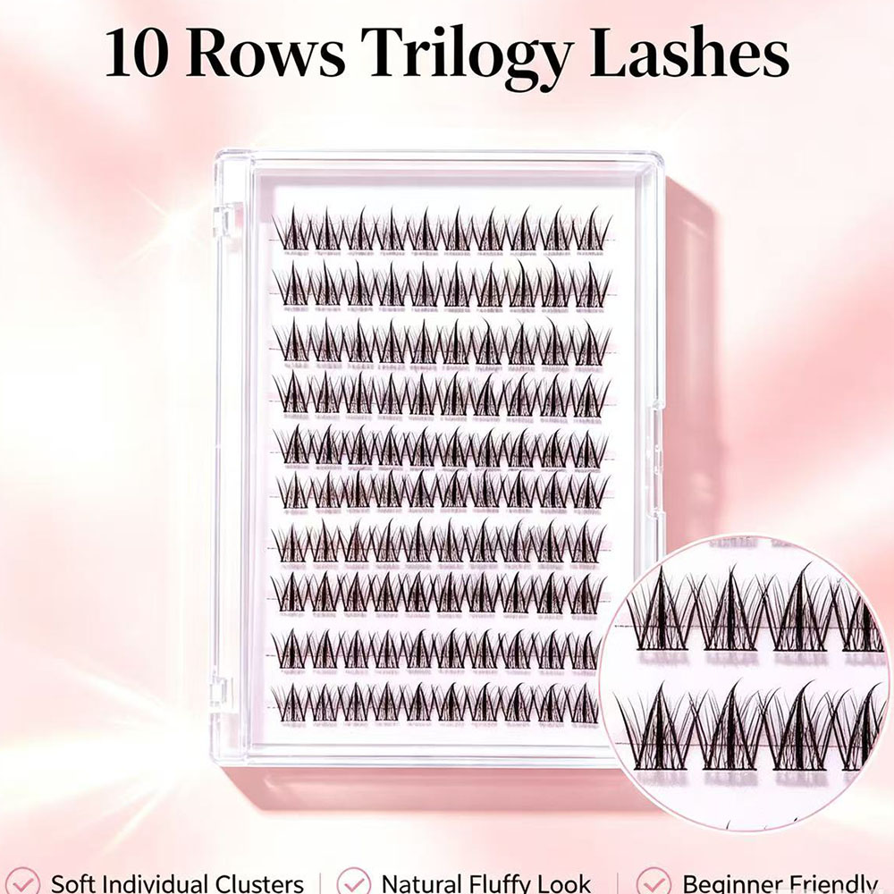 Eyelash Extension No 10 - رموش كثيفة ذاتية اللصق عالية الجودة