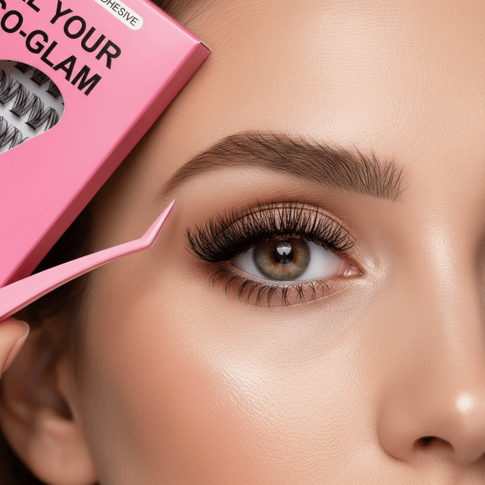 Eyelash Extension Adhesive - طقم تمديد الرموش بمظهر طبيعي للتركيب
