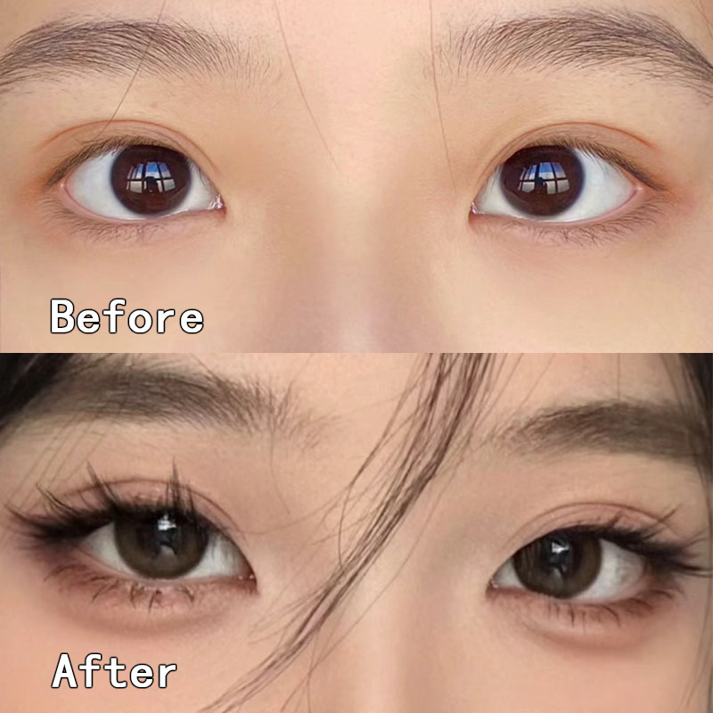 Eyelash Extension No 10 - رموش فوكس كلاستر ذاتية اللصق، رموش