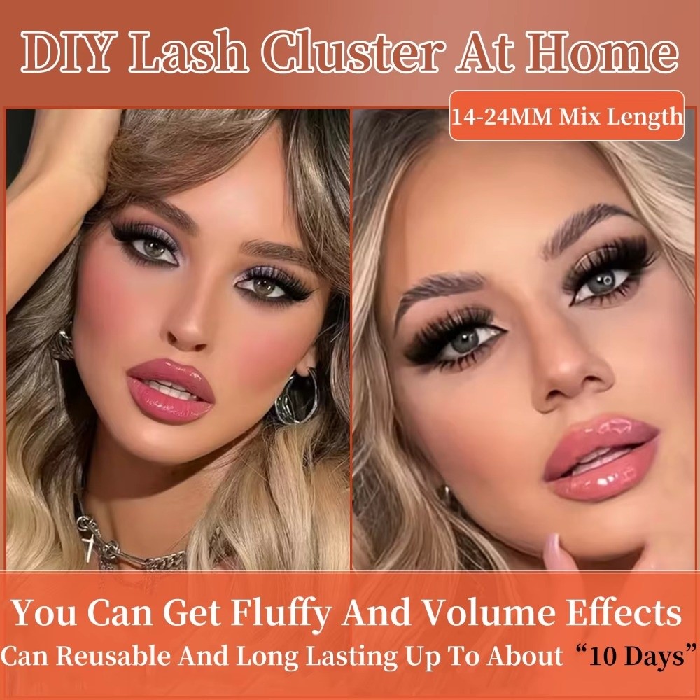 Mega Volume Lash - رموش صناعية طويلة الأمد بتجعيد D،