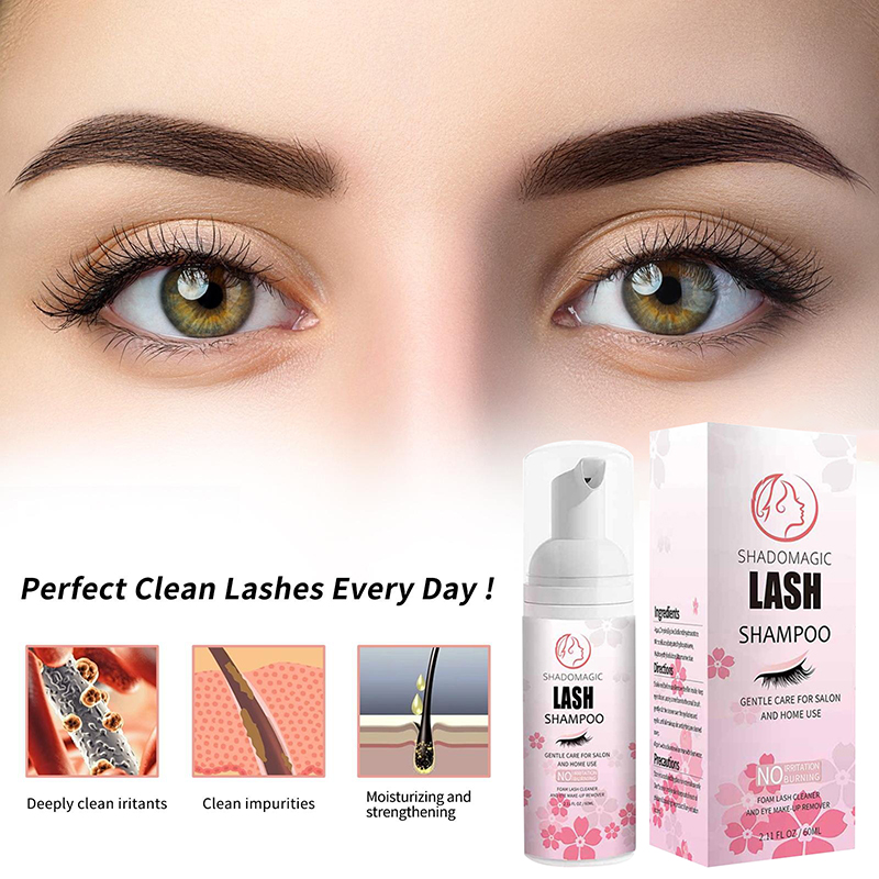 شامبو سريع التنظيف للرموش سعة  - مراجعة Eyelash Extension Foam Cleanser وسعره