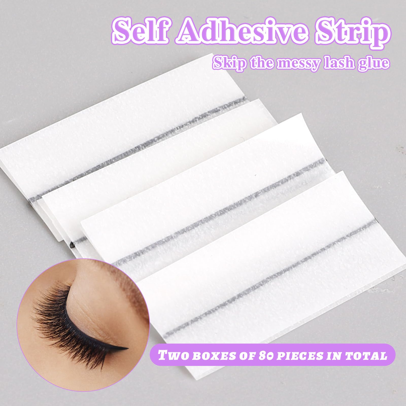 شرائط لاصقة ذاتية اللصق للرموش - مراجعة Eyelash Extension Adhesive وسعره