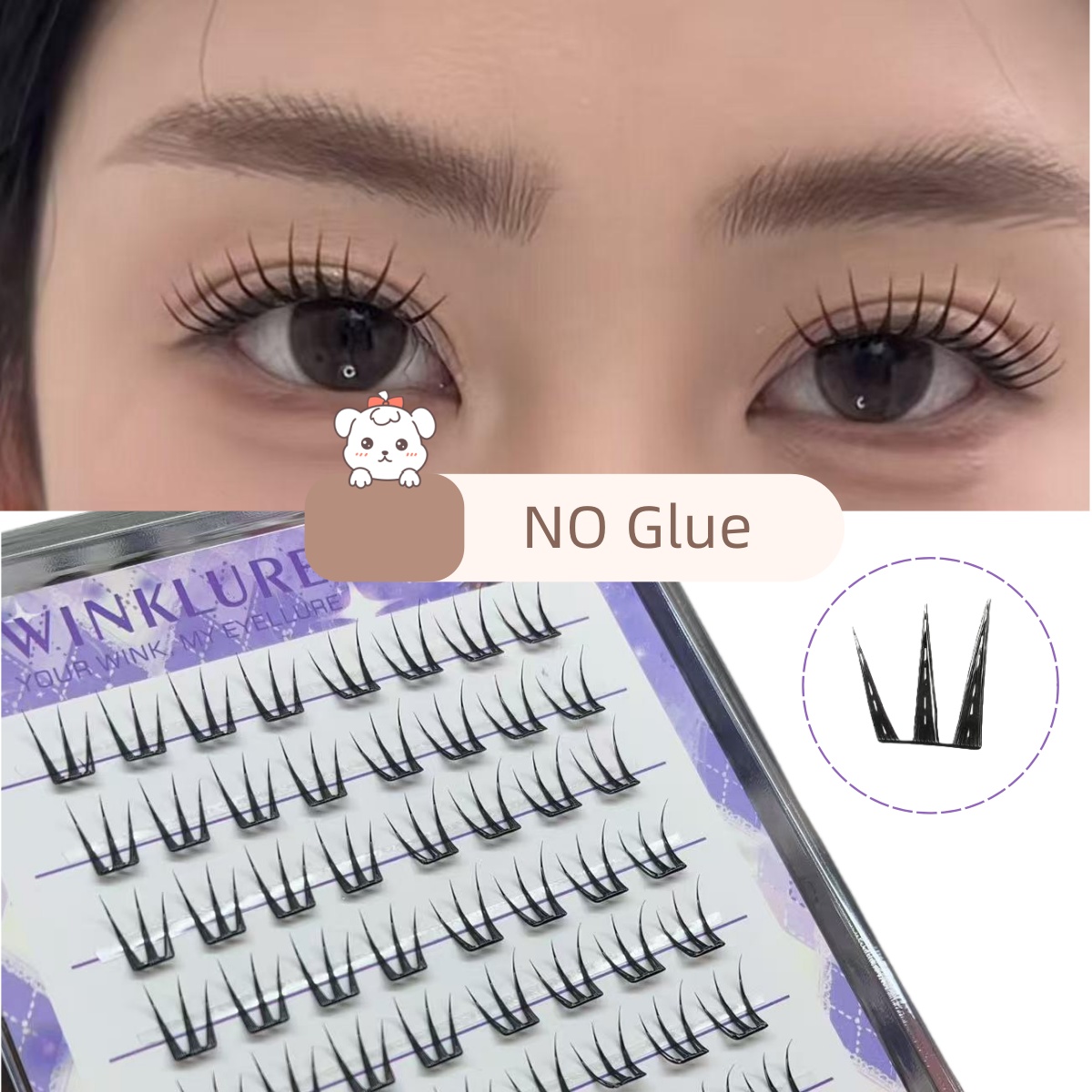 رموش صناعية من WINKLURE بدون غ - مراجعة Eyelash Extension No 10 وسعره