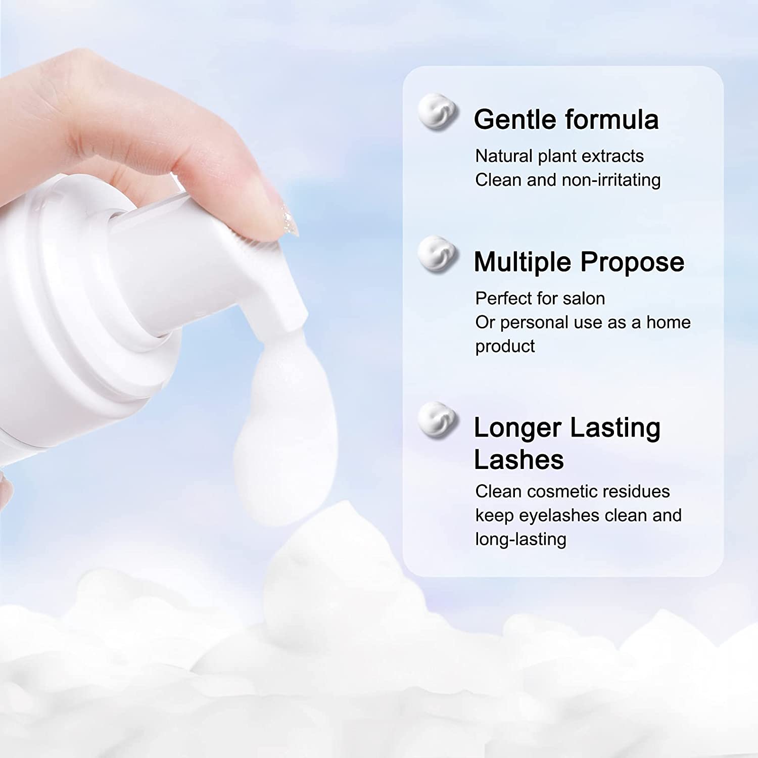 50 مللي Lanthome Pro رمش تمديد - مراجعة Eyelash Extension Foam Cleanser وسعره