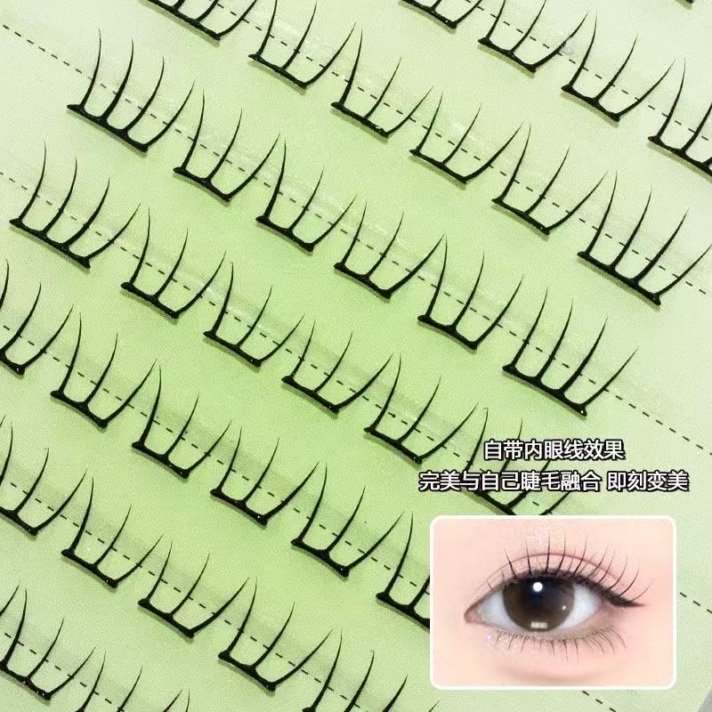 WINKLURE 80 العنقودية No-Gule  - مراجعة Eyelash Extension No 10 وسعره