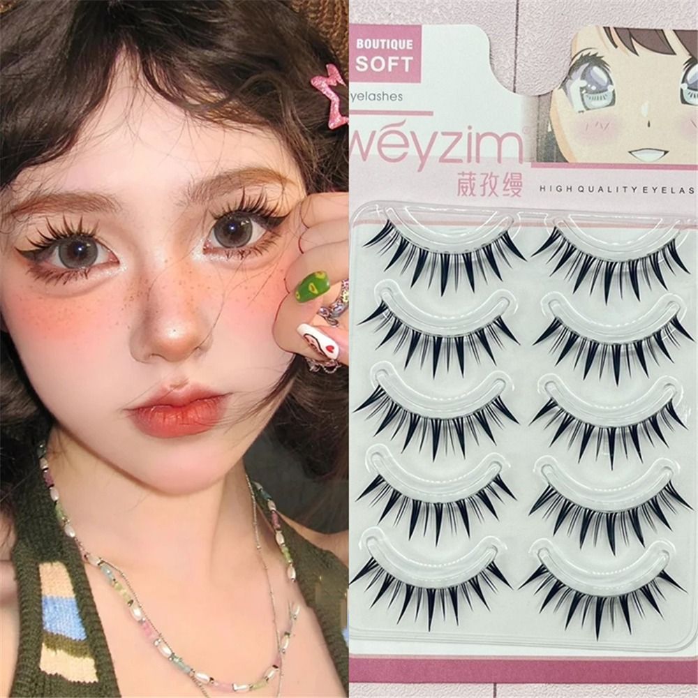 5 أزواج من الرموش الصناعية الي - مراجعة Eyelash Extension Japanese وسعره