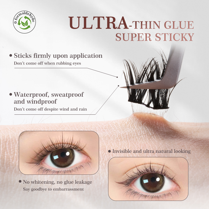 رموش DearEyes DP-23 ذاتية اللص - مراجعة Eyelash Extension Adhesive وسعره