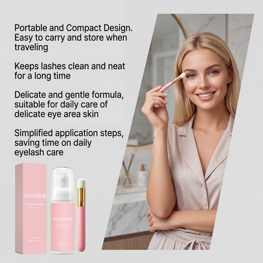 موس تنظيف الرموش، شامبو رغوي ل - مراجعة Eyelash Extension Foam Cleanser وسعره