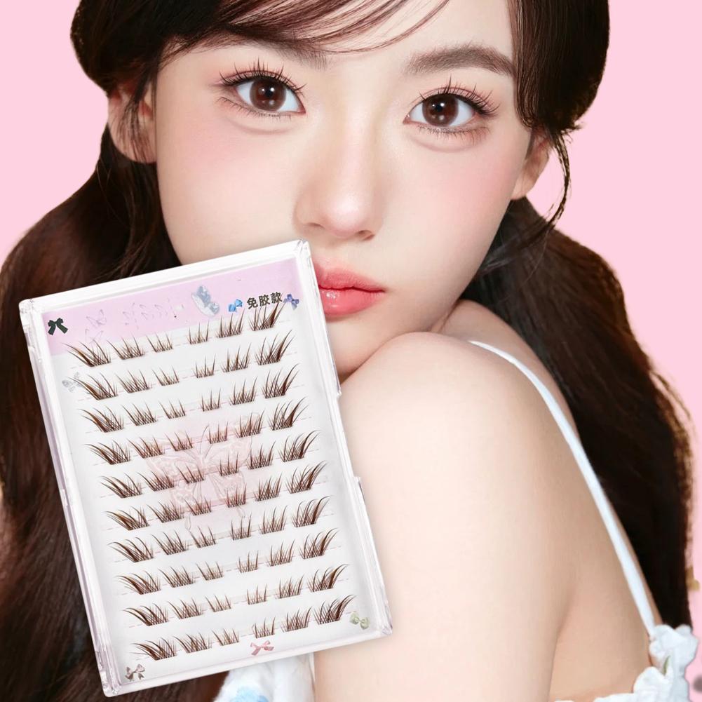 لا حاجة الغراء الثعلب تأثير ال - مراجعة Eyelash Extension No 10 وسعره