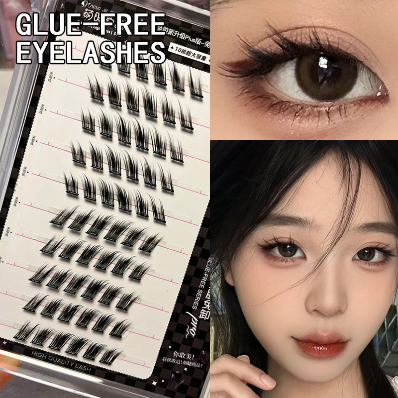 رموش فوكس كلاستر ذاتية اللصق،  - مراجعة Eyelash Extension No 10 وسعره