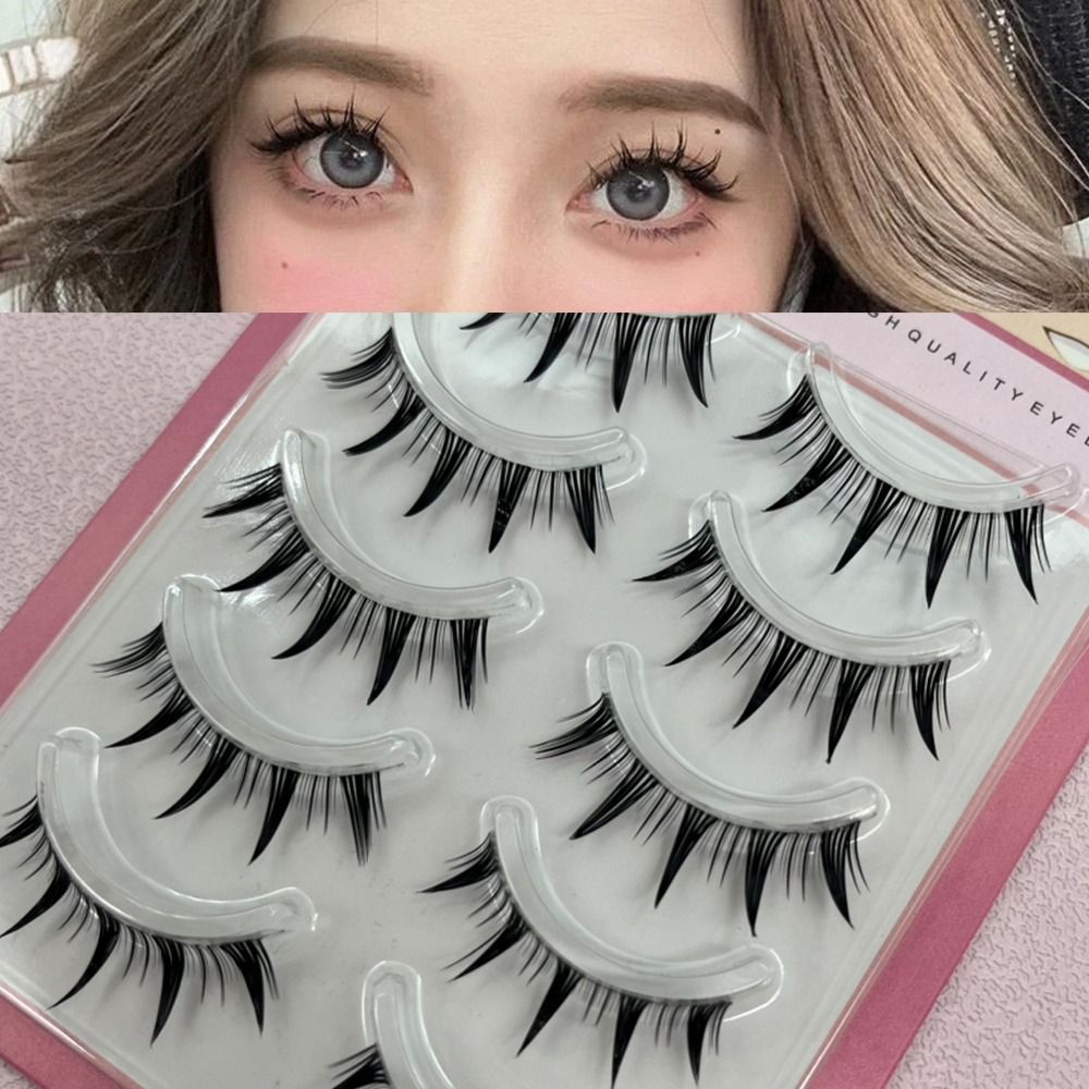 5 أزواج حزمة اليابانية تأثيري  - مراجعة Eyelash Extension Japanese وسعره