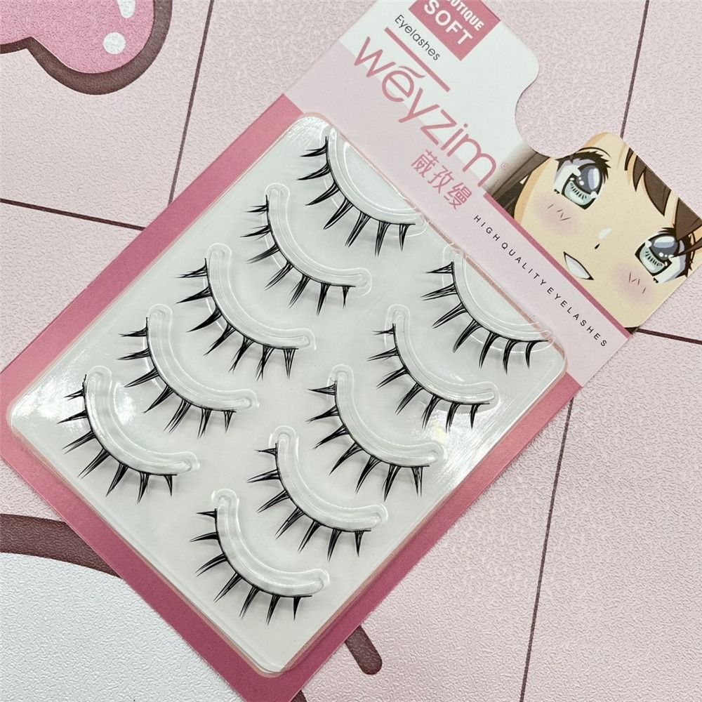 عبوة من 5 أزواج من الرموش الصن - مراجعة Eyelash Extension Japanese وسعره
