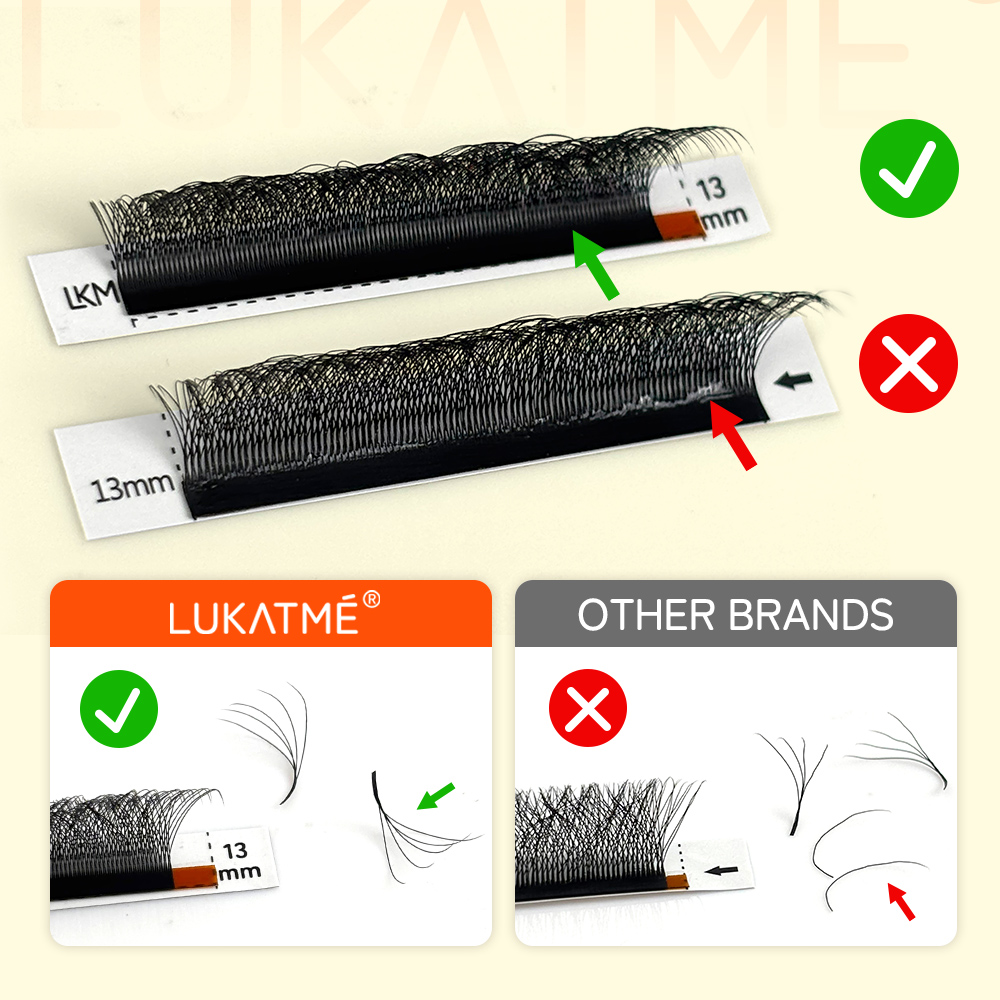 رموش LUKATME 5D 6D 7D W على شك - مراجعة Mega Volume Lash وسعره