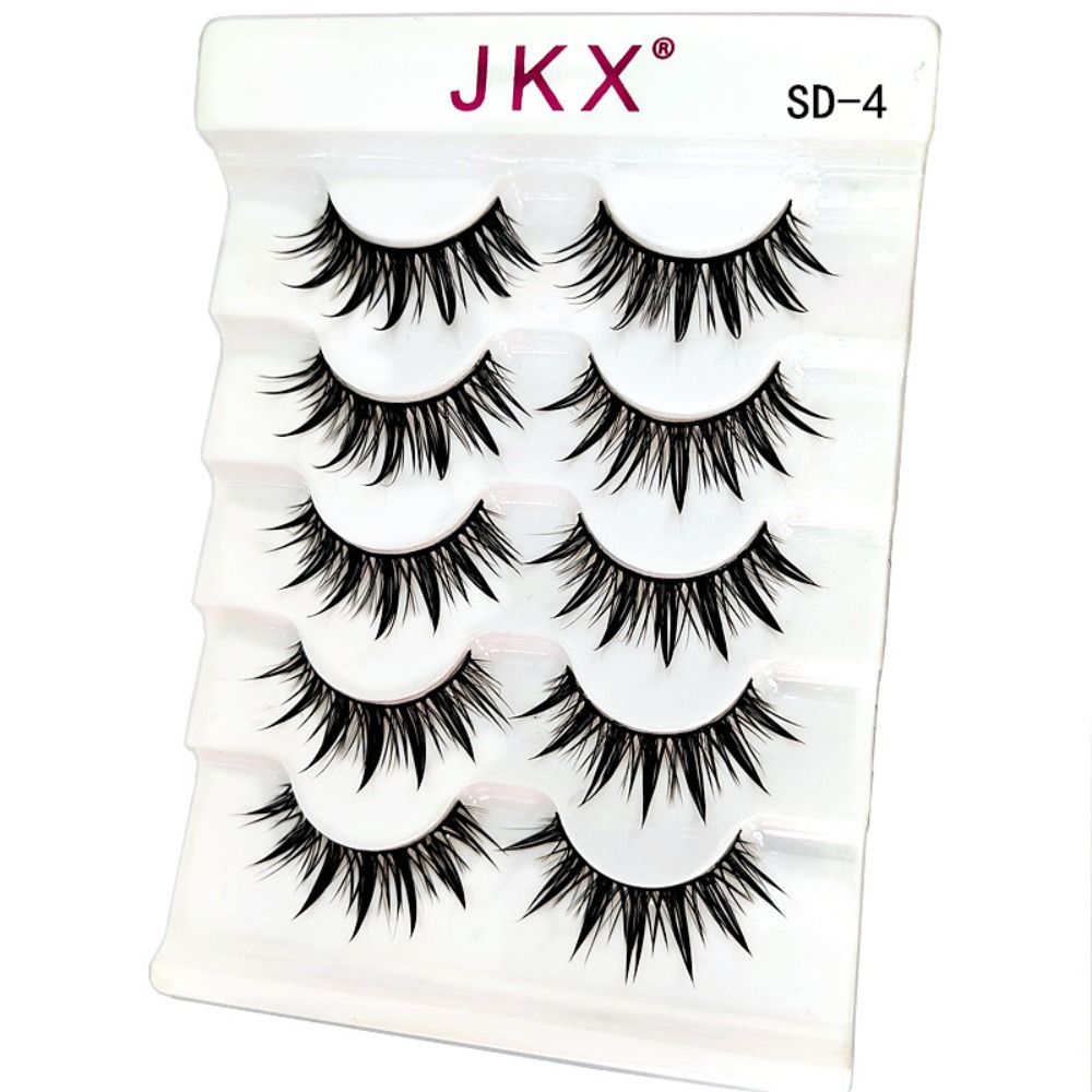 5 أزواج الرموش كوس الرقص أداء  - مراجعة Eyelash Extension Japanese وسعره